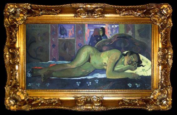 framed  Paul Gauguin nevermore, ta009-2